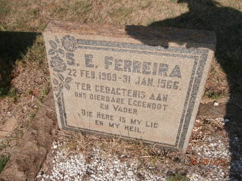 FERREIRA S.E. 1909-1966