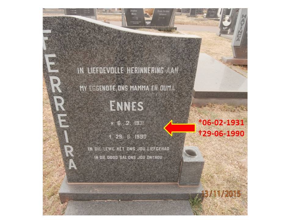 FERREIRA Ennes 1931-1990