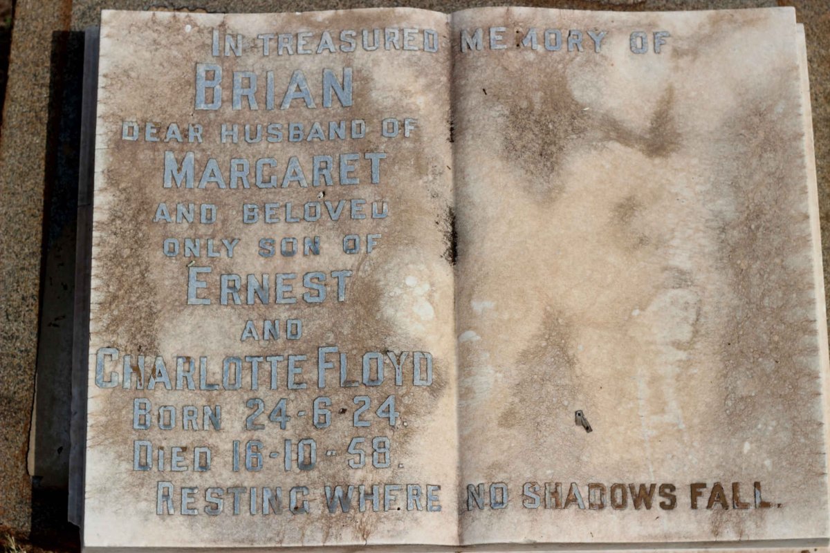 FLOYD Brian 1924-1958