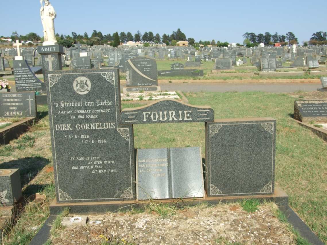 FOURIE Dirk Corneluis 1926-1965