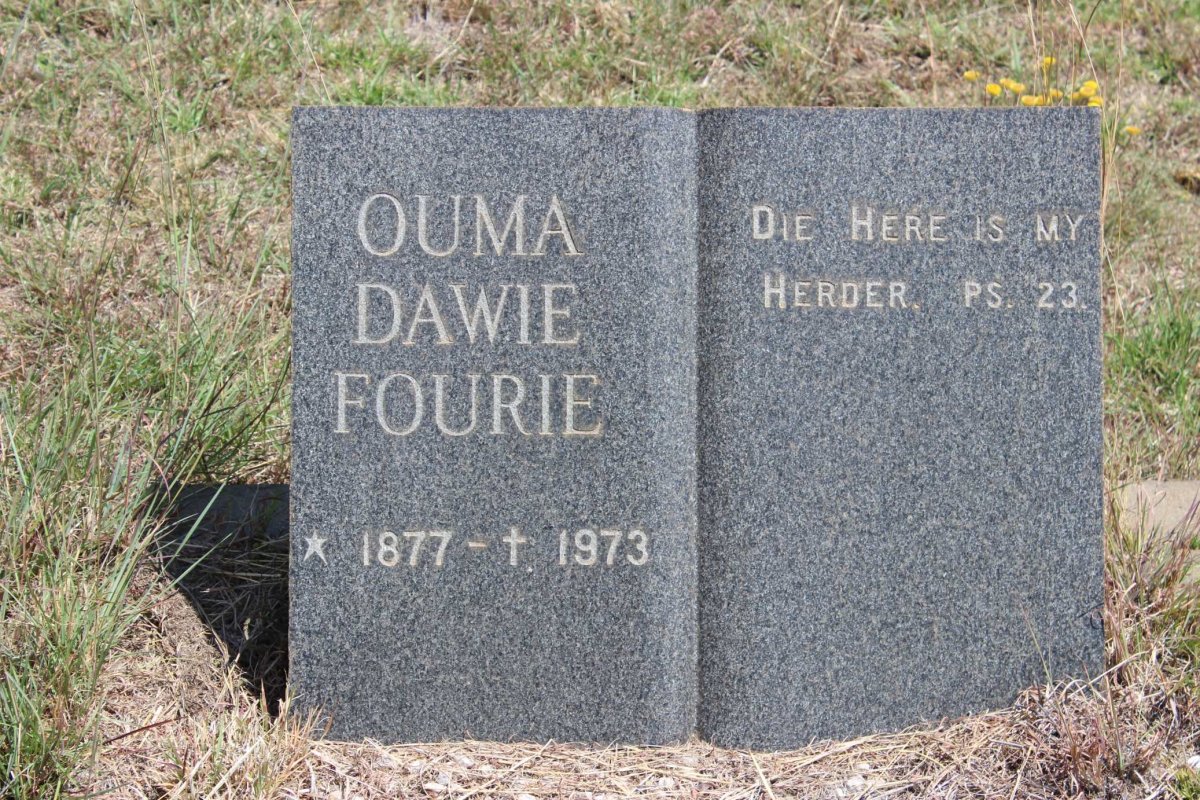 FOURIE Dawie 1877-1973