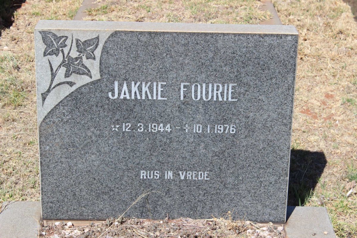 FOURIE J. 1944-1976