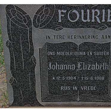 FOURIE Johanna Elizabeth 1904-1988