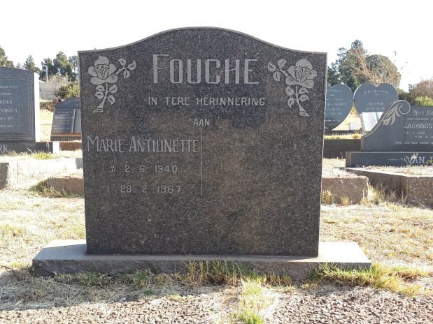 FOUCHÉ Marie Antionette 1940-1967
