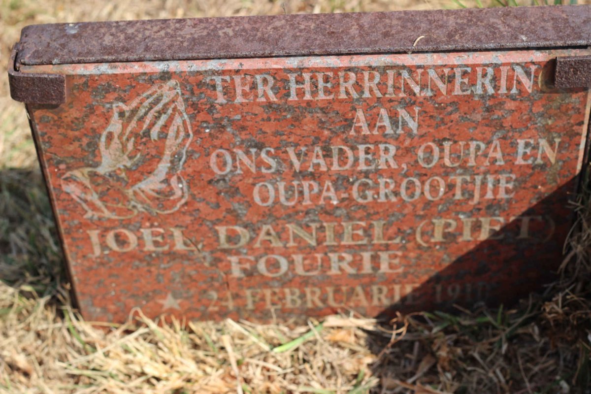 FOURIE Joël Daniel 1910-
