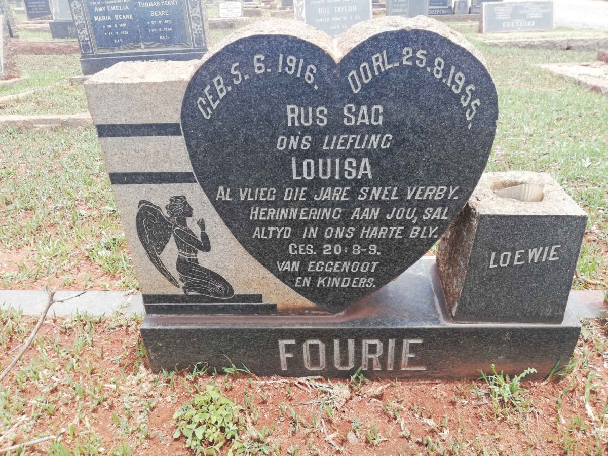 FOURIE Louisa 1916-1955