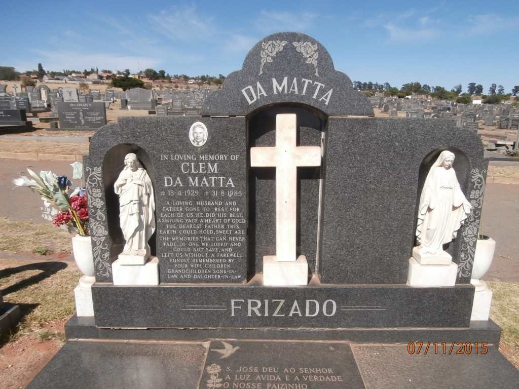 FRIZADO Clem Da Matta 1929-1985
