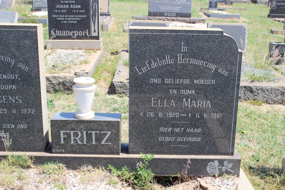 FRITZ Jan Jurgens 1915-1972 &amp; Ella Maria 1920-1981 _2