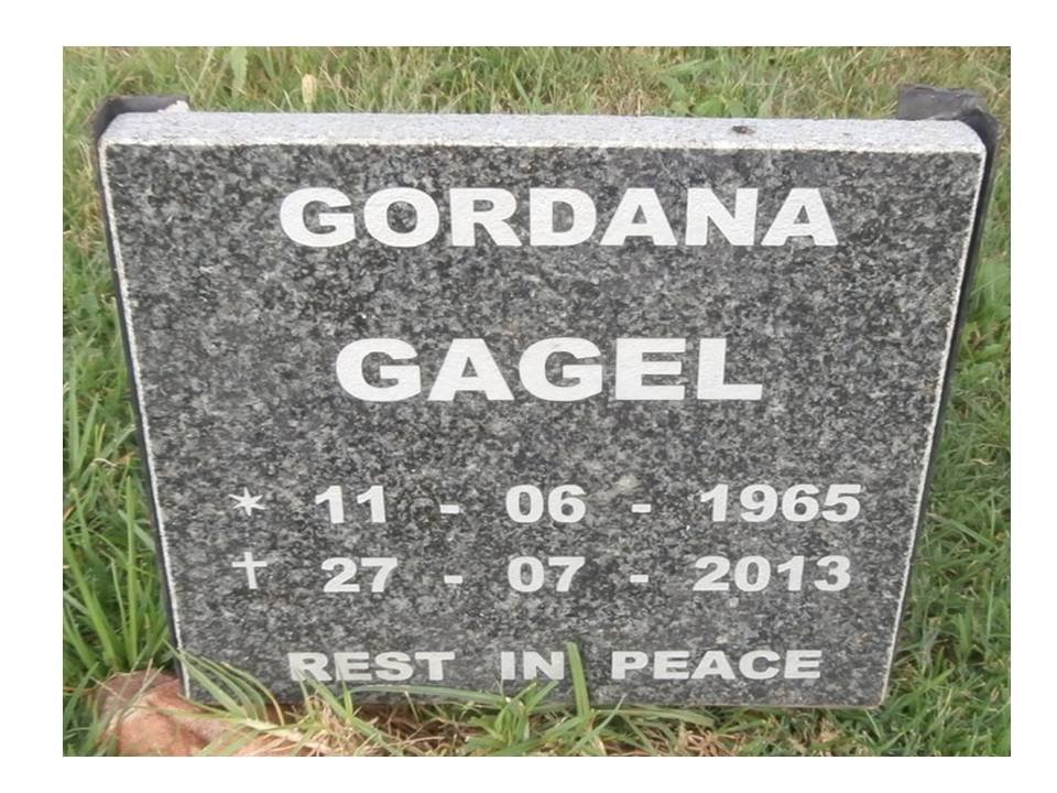 GAGEL Gordana 1965-2013