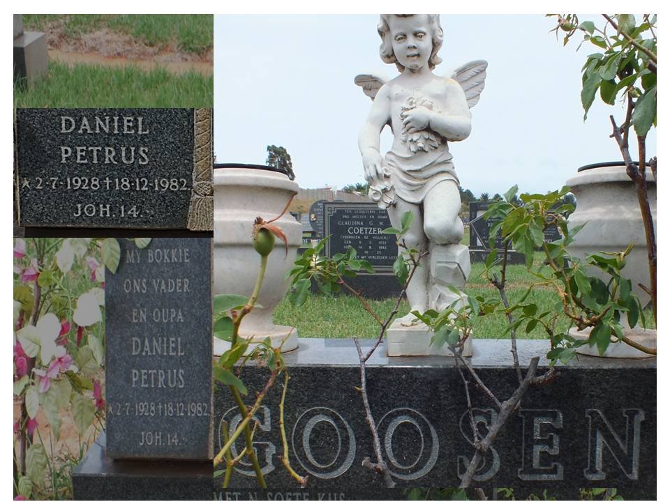 GOOSEN Daniel Petrus 1928-1982