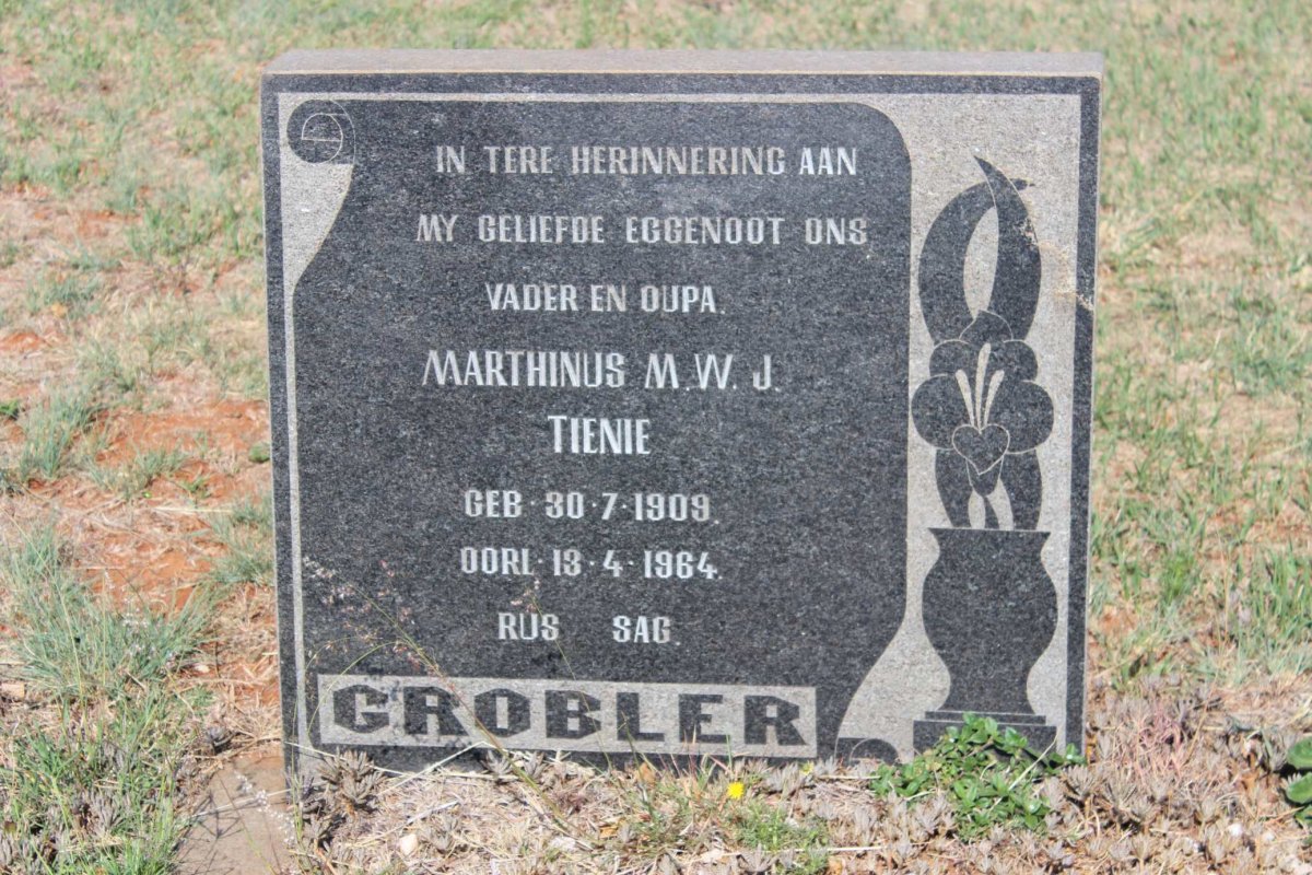 GROBLER Marthinus M.W.J. 1909-1964