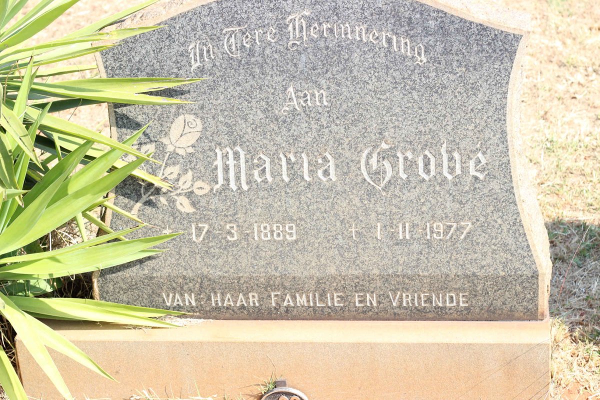 GROVÉ Maria 1889-1977