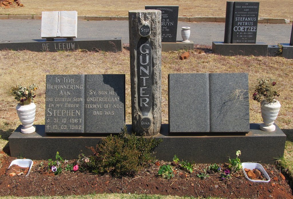 GÜNTER Stephen 1967-1982