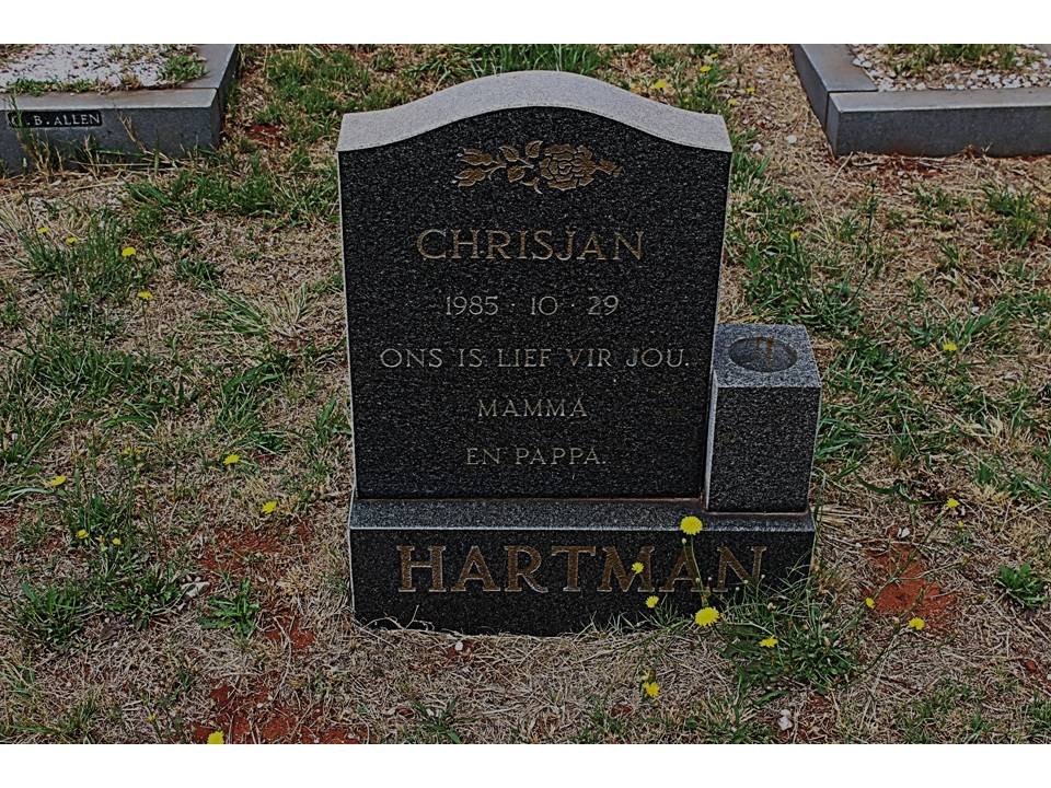 HARTMAN Crisjan -1985