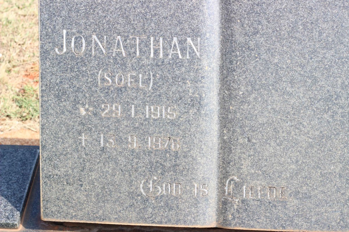 HAARHOFF Jonathan 1915-1976
