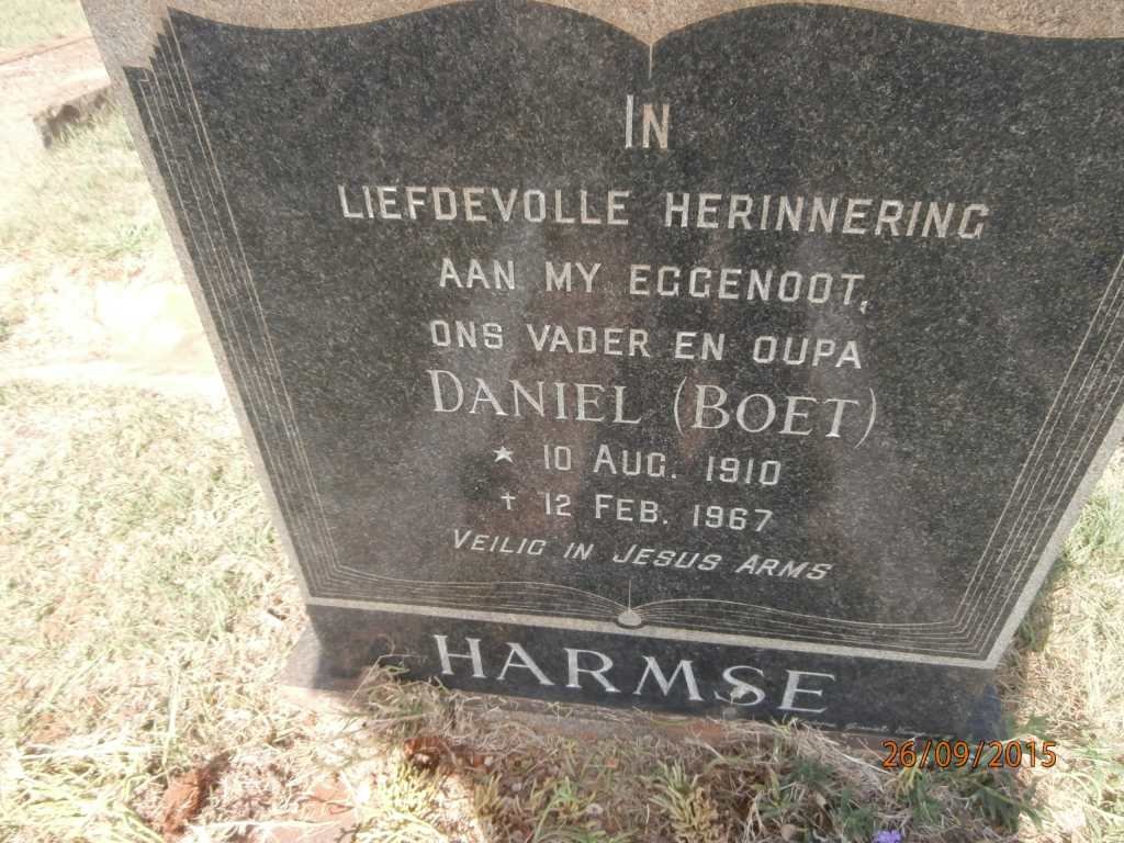 HARMSE Daniel 1910-1967