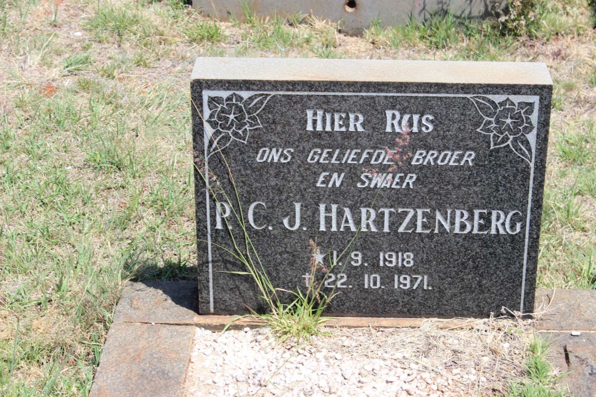 HARTZENBERG P.C.J. 1918-1971