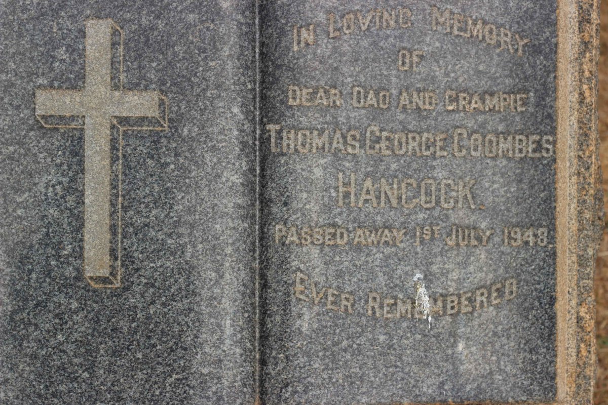 HANCOCK Thomas George Coombes -1948