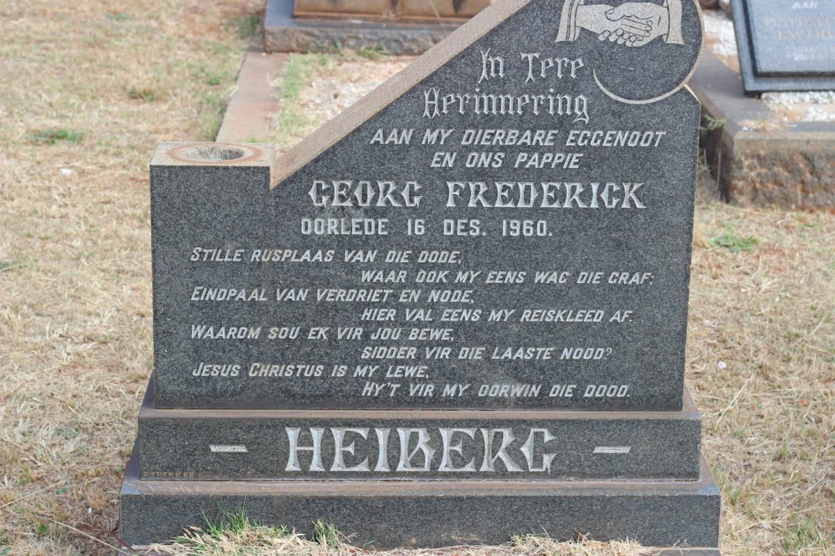 HEIBERG Georg Frederick -1960