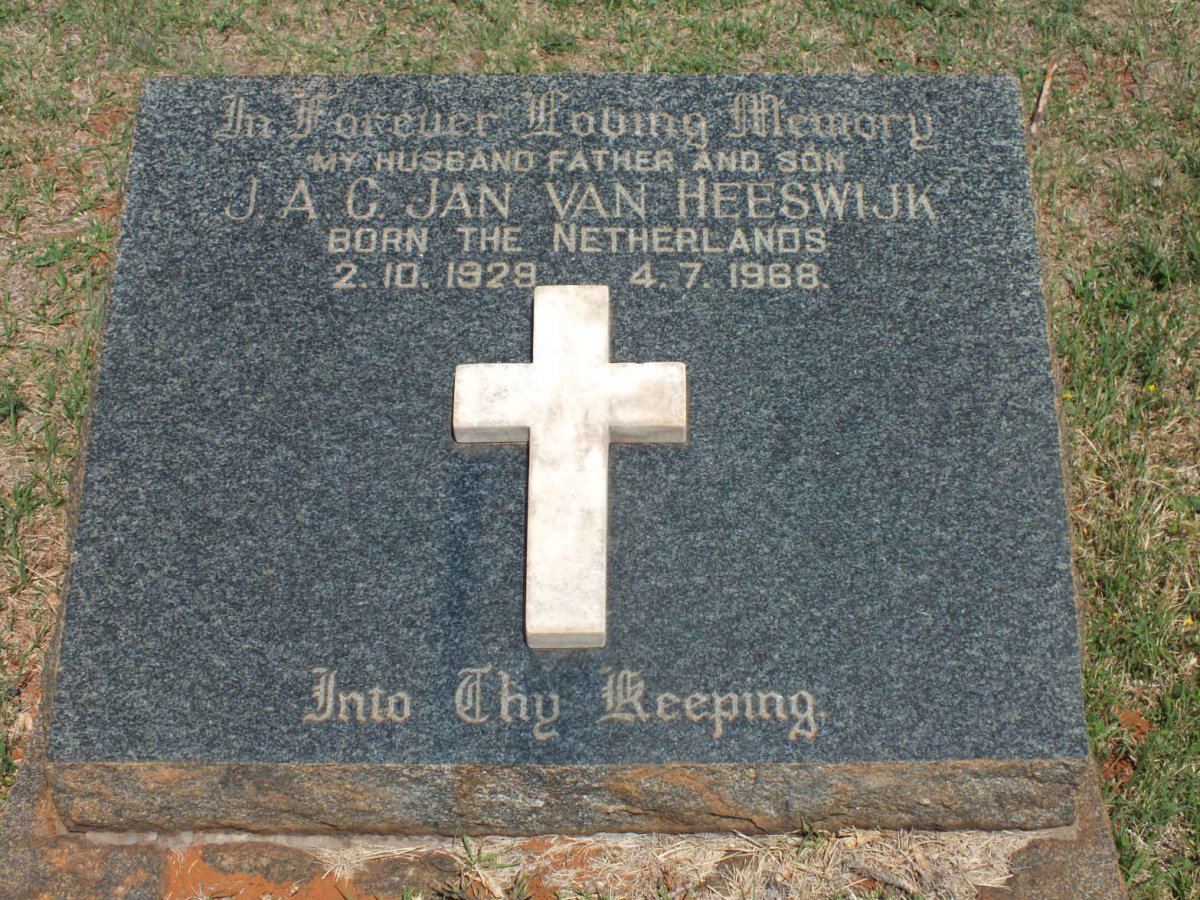 HEESWIJK J.A.C., van 1929-1968