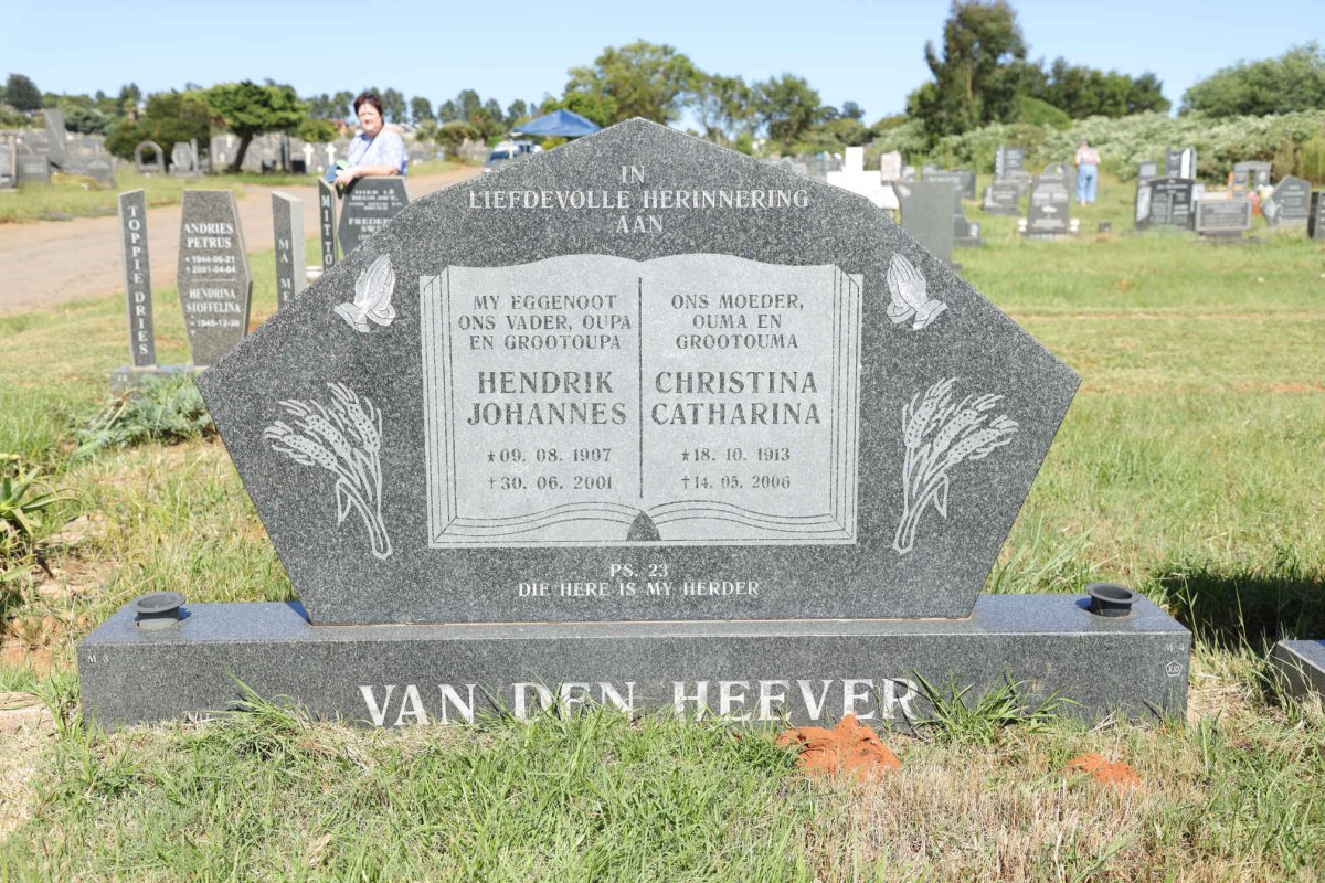 HEEVER Hendrik Johannes, van den 1907-2001 &amp; Christina Catharina 1913-2006