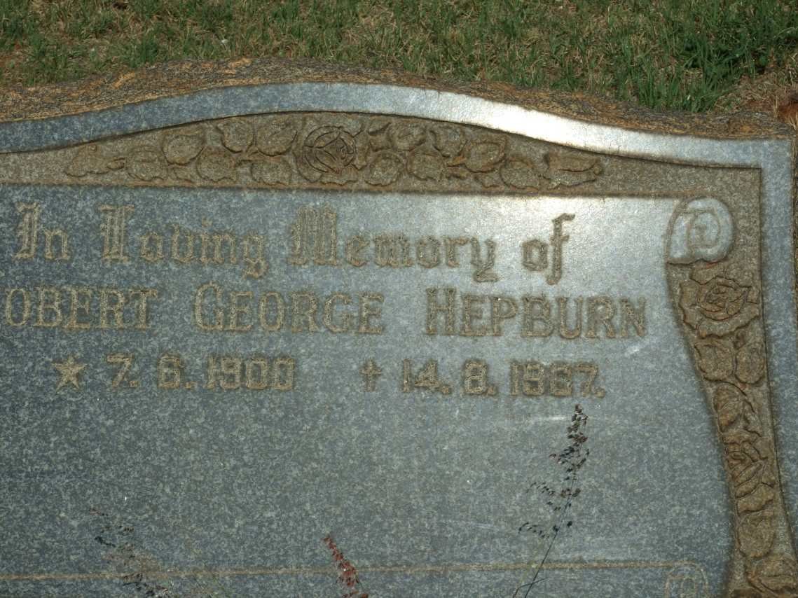 HEPBURN Robert George 1900-1967