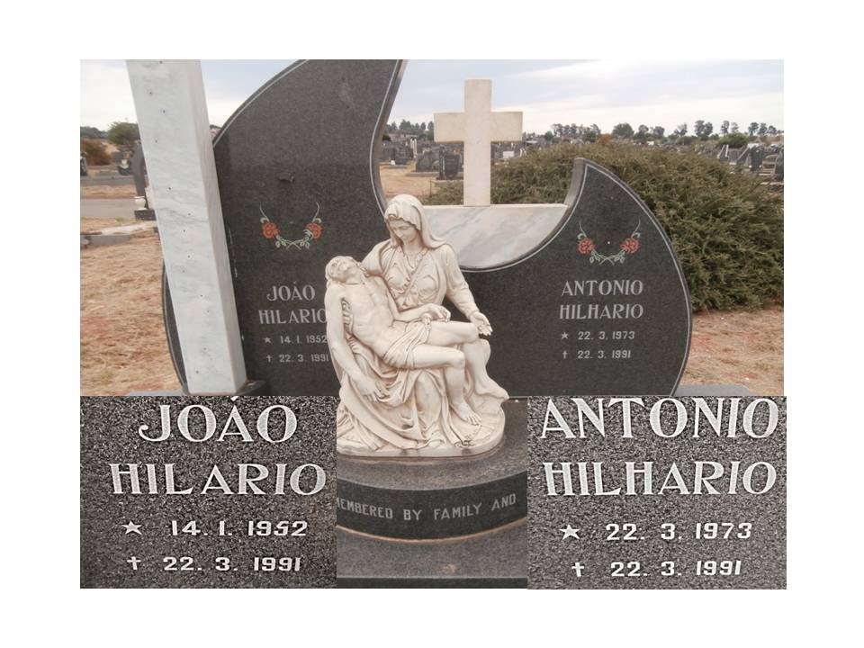 HILARIO Joao 1952-1991 :: HILARIO Antonio 1973-1991