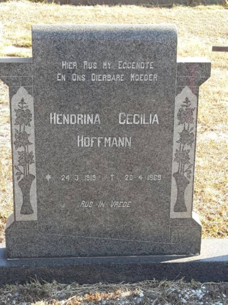 HOFFMANN Hendrina Cecilia 1919-1969