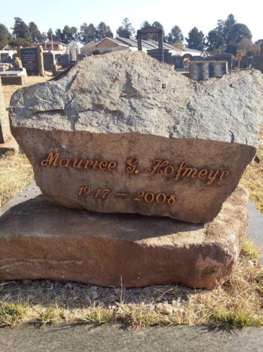 HOFMEYR Maurice G. 1947-2008