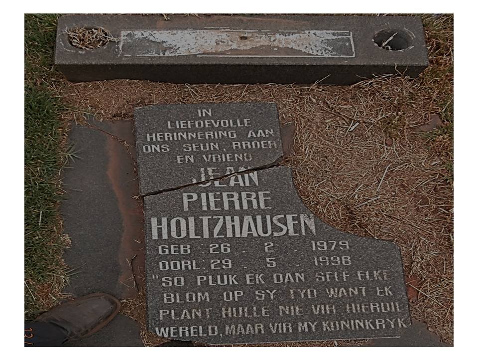 HOLTZHAUSEN Jean Pierre 1979-1998