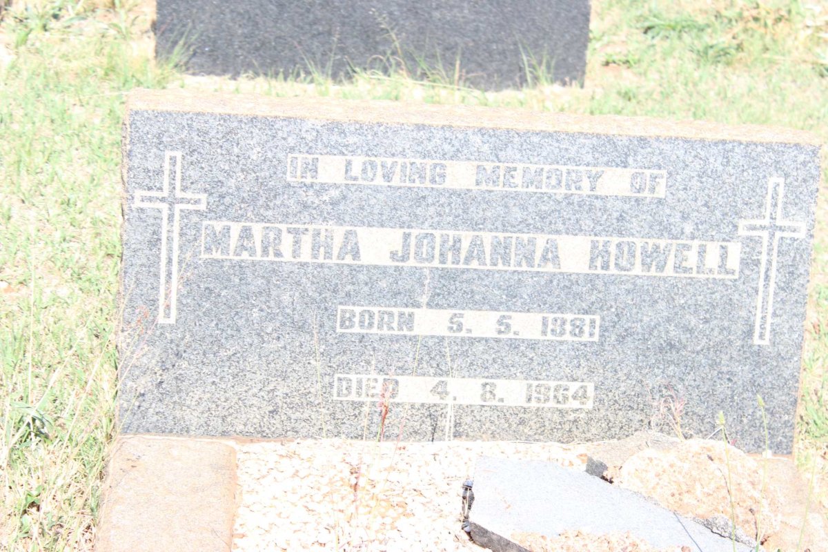 HOWELL Martha Johanna 1881-1964