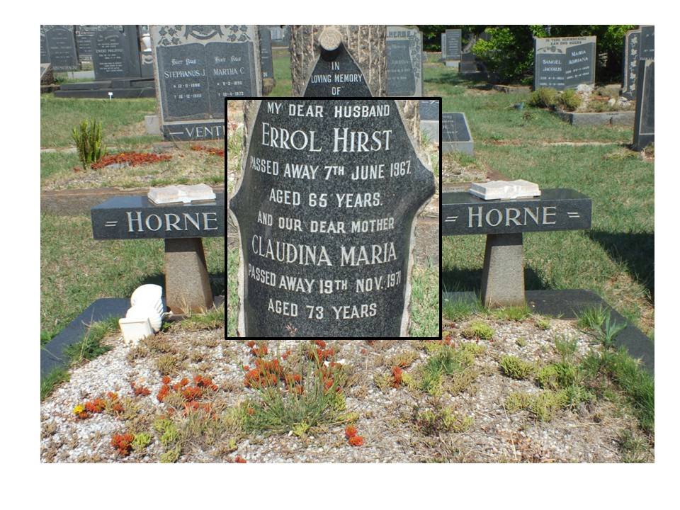 HORNE Errol Hirst -1967 &amp; Claudina Maria -1971
