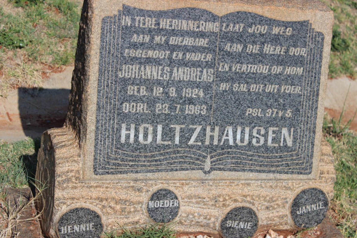 HOLTZHAUSEN Johannes Andreas 1924-1963