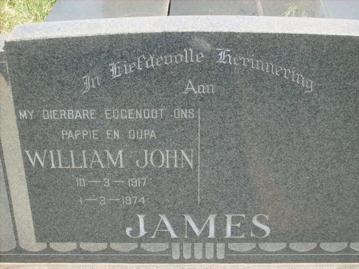 JAMES William John 1917-1974