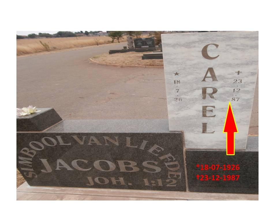 JACOBS Carel 1926-1987