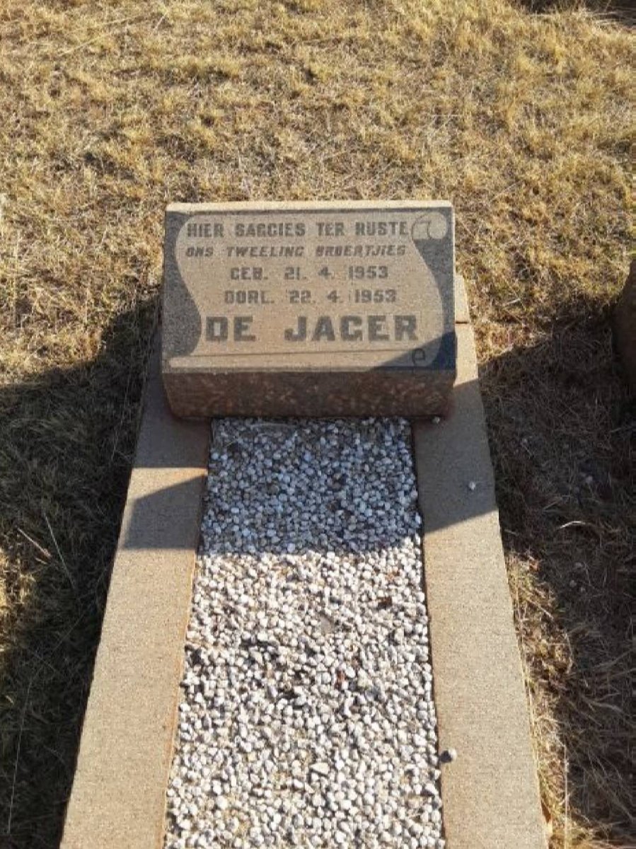 JAGER, ? de 1953-1953 :: DE JAGER ? 1953-1953