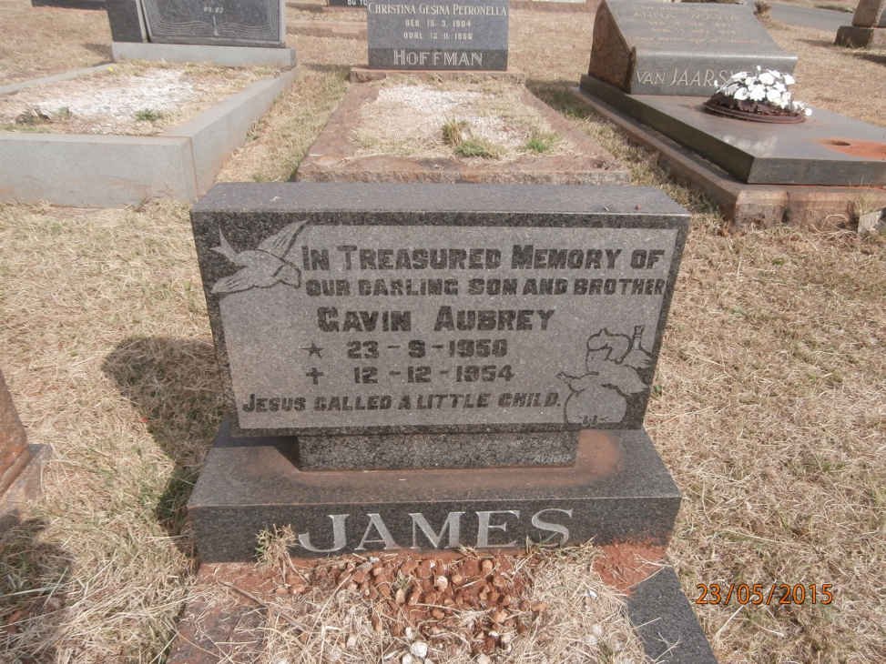 JAMES Gavin Aubrey 1950-1954