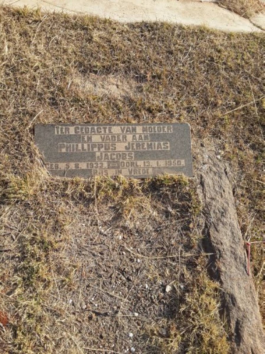 JACOBS Phillippus Jeremias 1933-1950