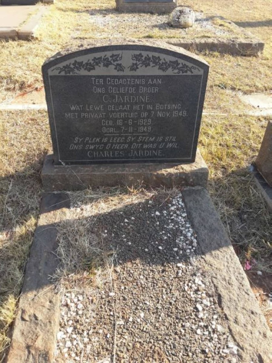 JARDINE Charles 1929-1949