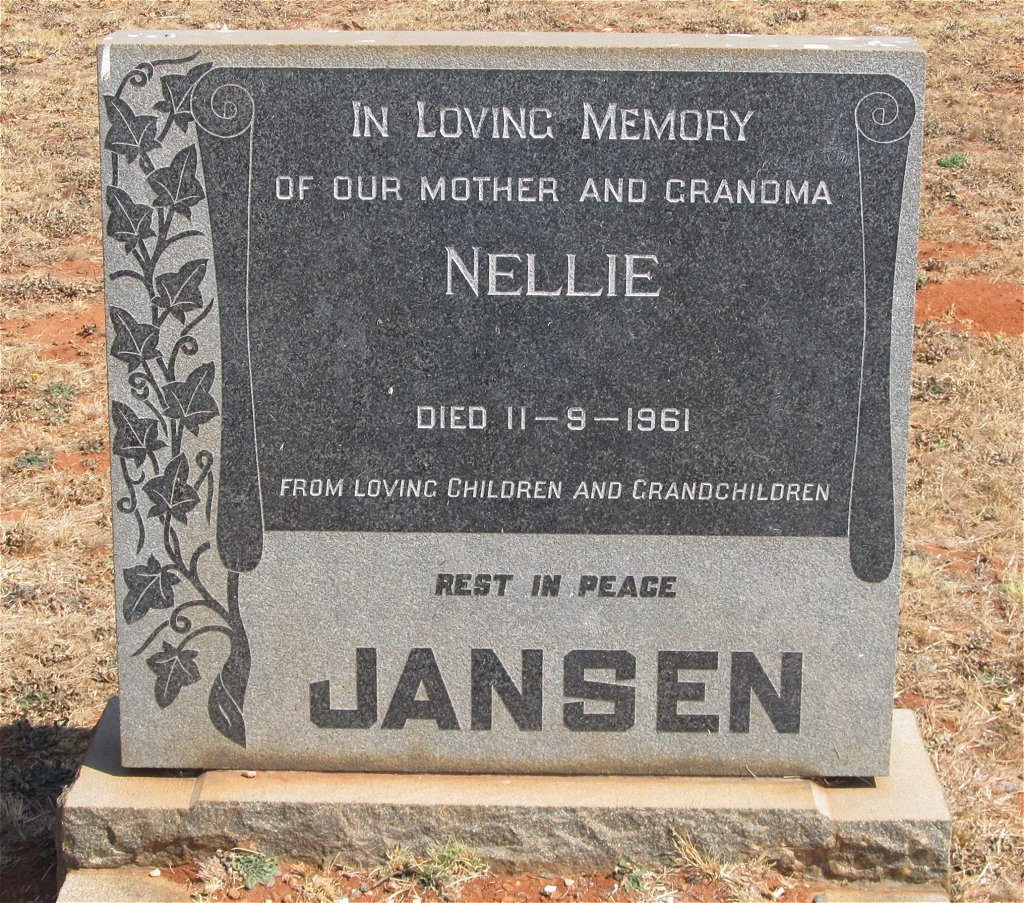 JANSEN Nellie -1961
