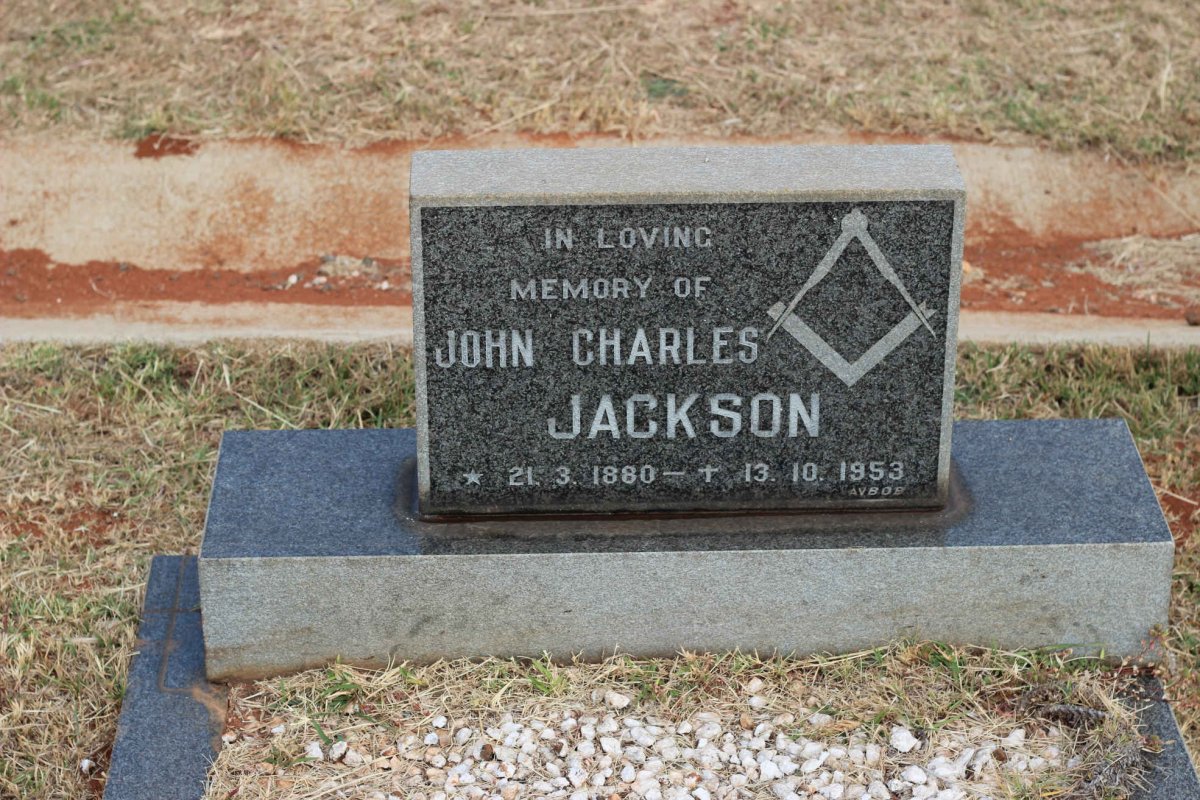 JACKSON John Charles 1880-1953