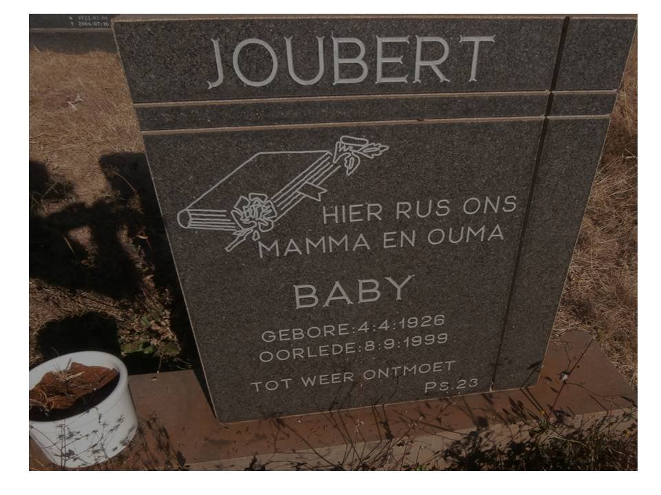 JOUBERT Baby 1926-1999