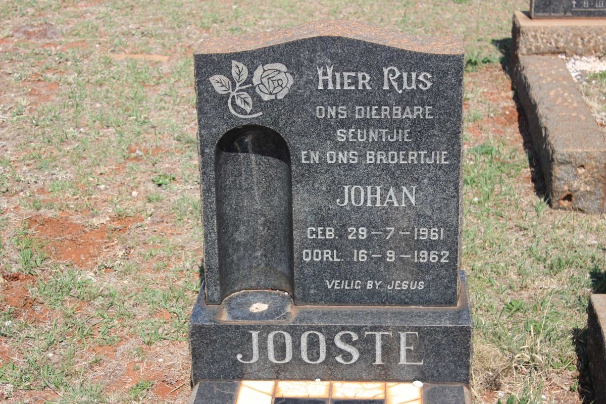JOOSTE Johan 1961-1962