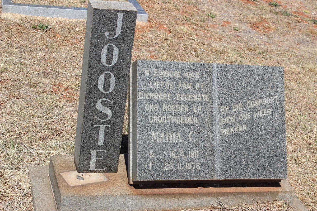 JOOSTE Maria C. 1911-1976