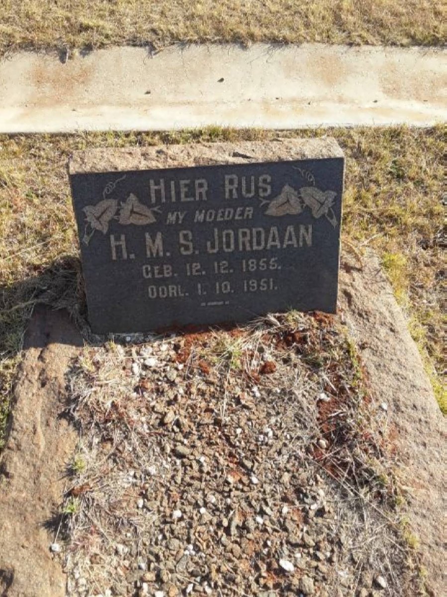 JORDAAN H.M.S. 1855-1951