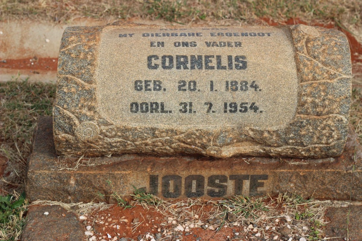 JOOSTE Cornelis 1884-1954