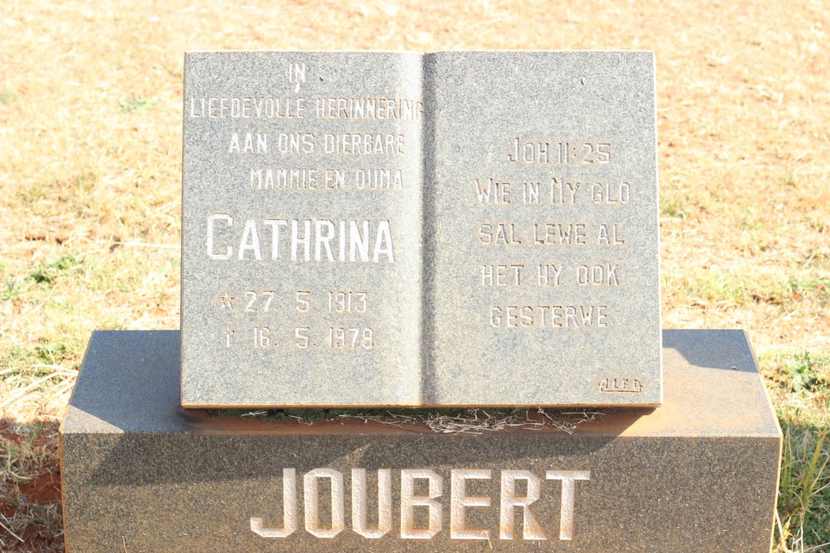 JOUBERT Cathrina 1913-1978