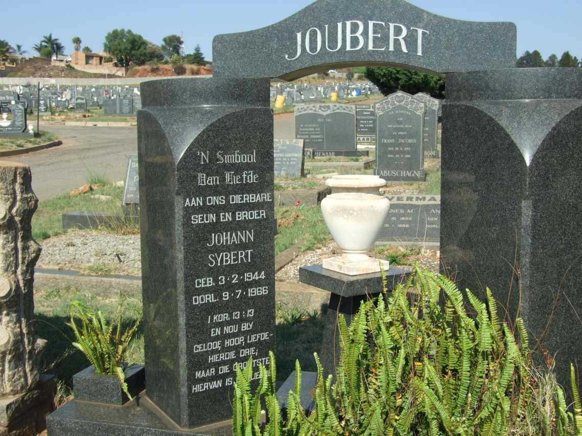 JOUBERT Johann Sybert 1944-1966