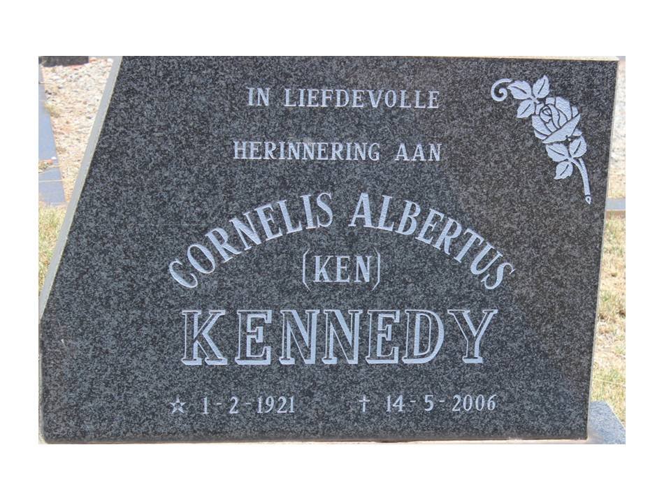 KENNEDY Cornelis Albertus 1921-2006