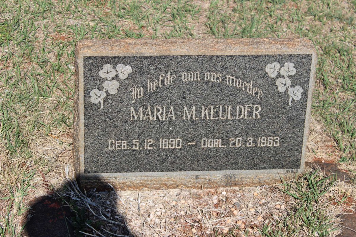 KEULDER Maria M. 1890-1963